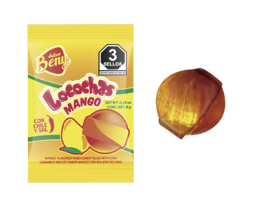 Beny Locochas Mango 60-Pieces Pack Mexican candy
