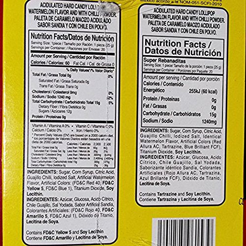 Candy Pop Super Rebanadita Sandia 20-Pieces Pack Mexican candy