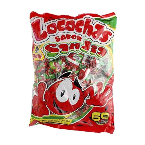 Beny Locochas Sandia 60-Pieces Pack Mexican Candy