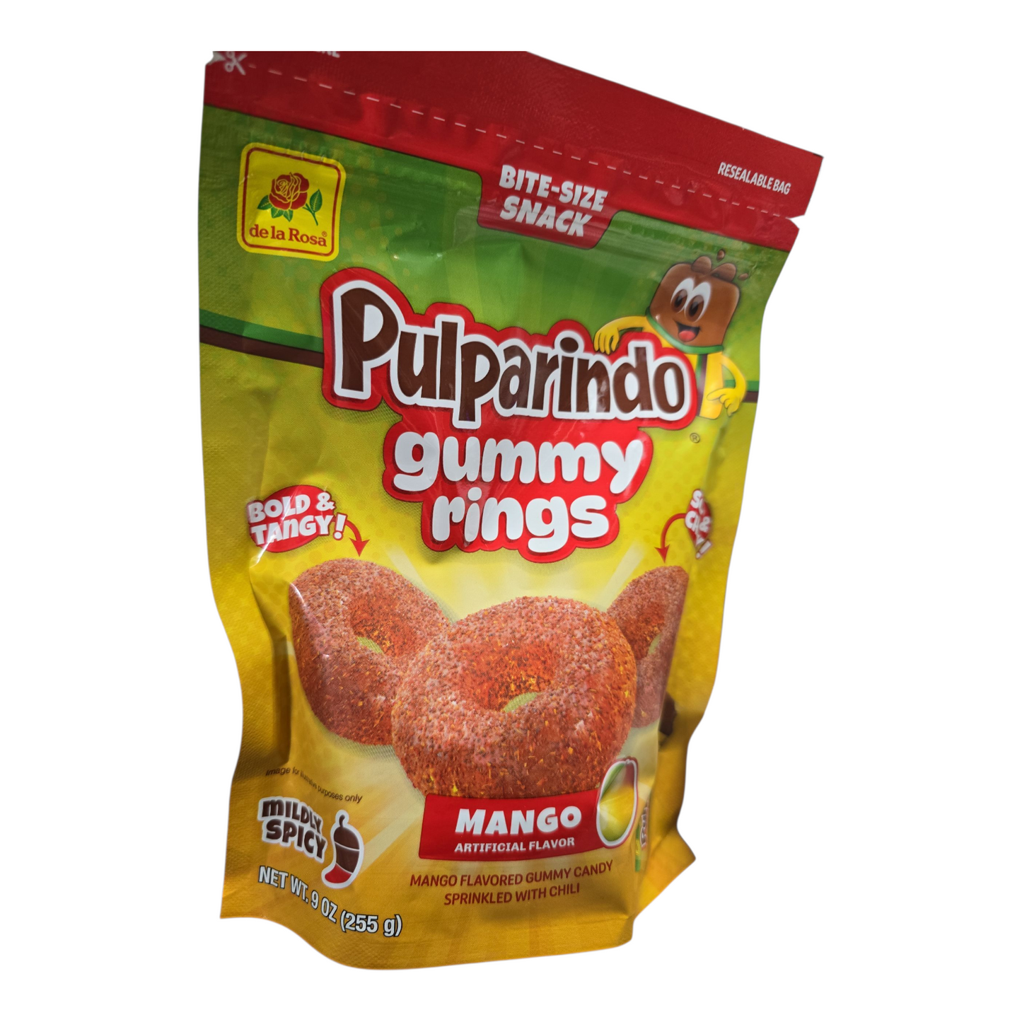 Pulparindo Gummy Rings Flavor Mango