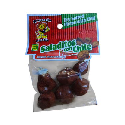 Saladitos con chile 12 x 1.05-oz (Plums with Chili) Net wt 1-lb 6-oz