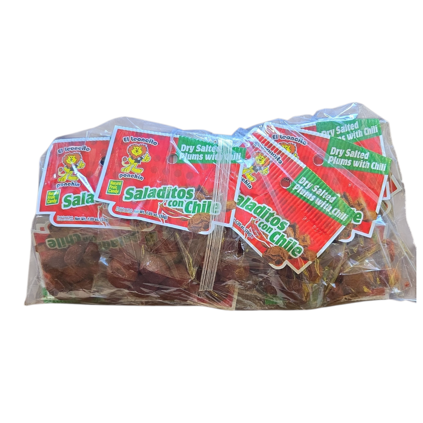 Saladitos con chile 12 x 1.05-oz (Plums with Chili) Net wt 1-lb 6-oz