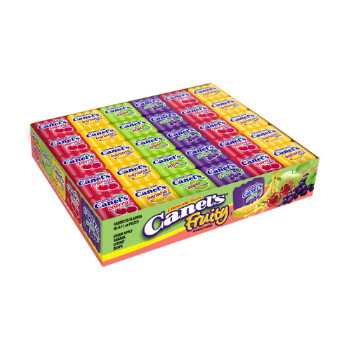 Canels Chewing Gum Fruit 60 pice Box Mexican candy