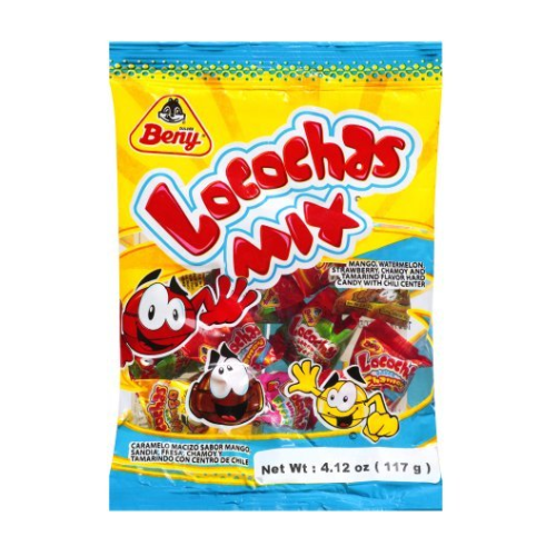 Beny Locochas Mix 60-Pieces Pack Mexican Candy