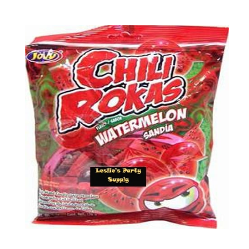 Jovy ChiliRokas Revolcadas Sandia (Watermelon flavor) 60-pcs 1-lb 3-oz bag