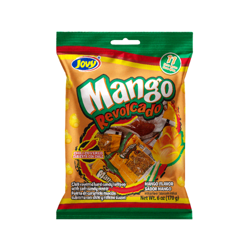 Jovy Mango Revolcado Chili covered hard candy 6-oz bag