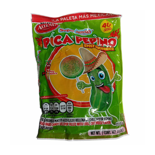 Alteño Super Pica Pepino 40-Pieces Pack Mexican candy