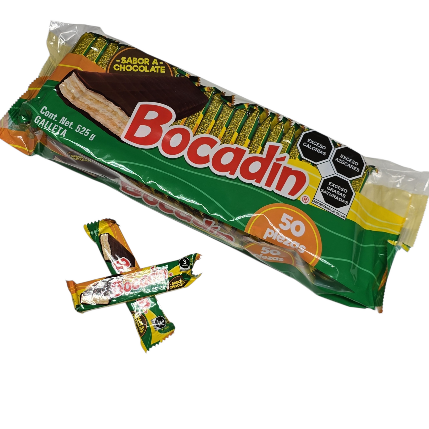 Ricolino Bocadin Chocolate 50 pieces bag net wt 1-lb 1.6-oz