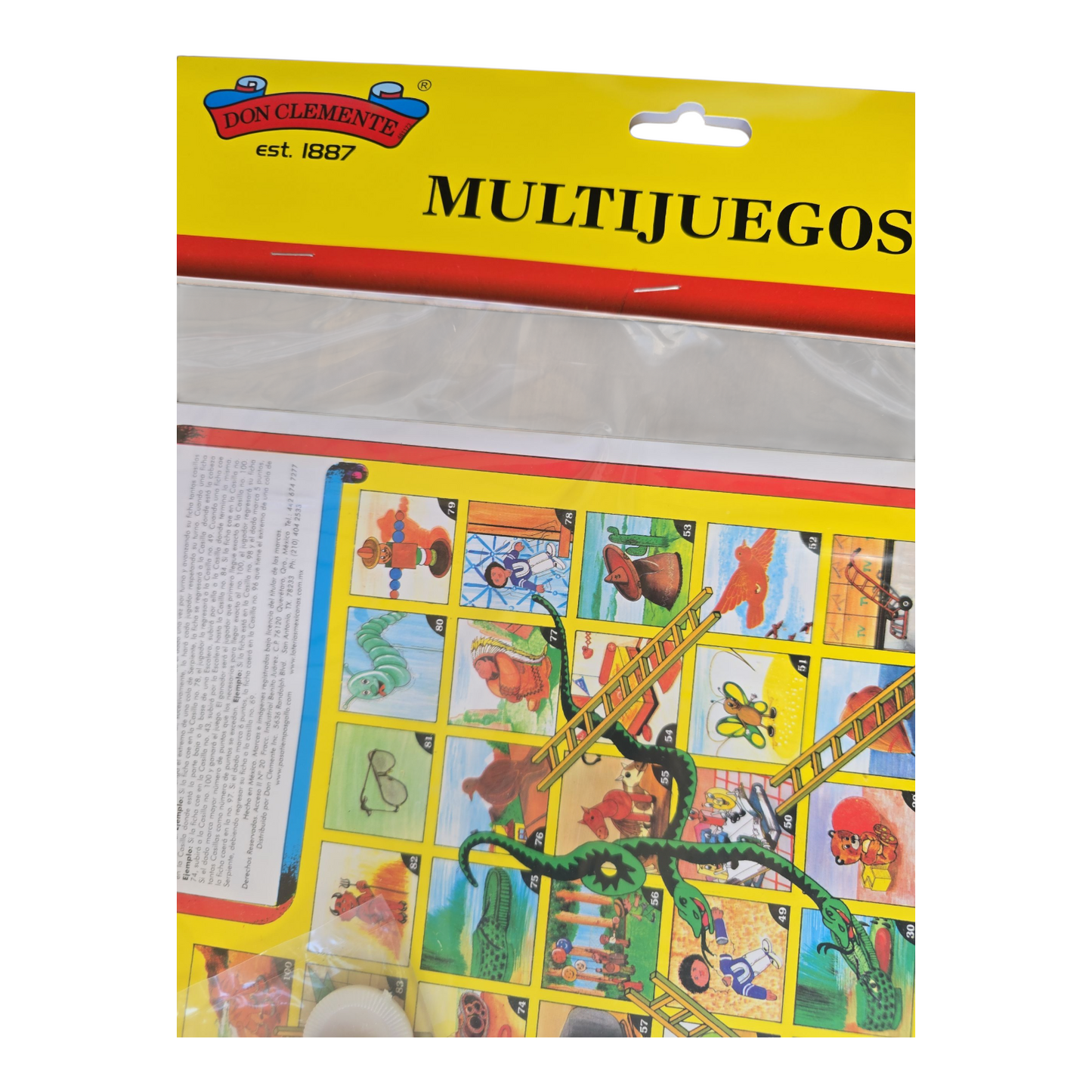 Don Clemente Multijuego Serpientes y Escaleras