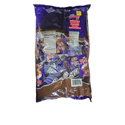 De la Rosa Paleta Malva Bony pop marshmallow covered with chocolate 40 pieces net wt 1lb 05-oz