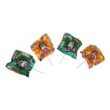 Lucas Lenwas lollipos with center powder 40 pieces mango or Watermelon Flavors