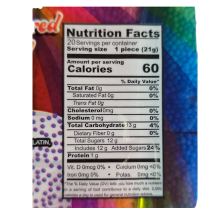 Bombon con Grageas 20 pieces 14-oz bag Mexican candy