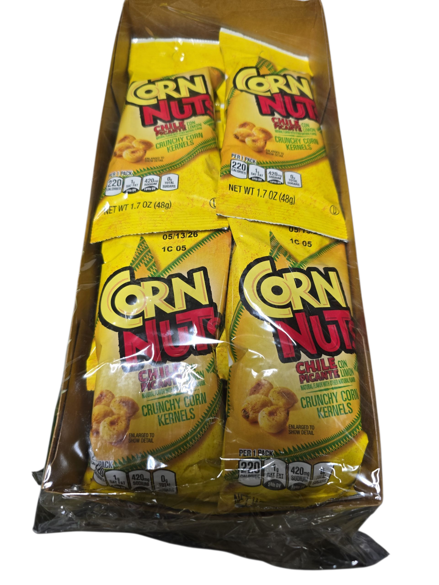 Corn Nuts Chile Picante con Limón – Crunchy Corn Kernels