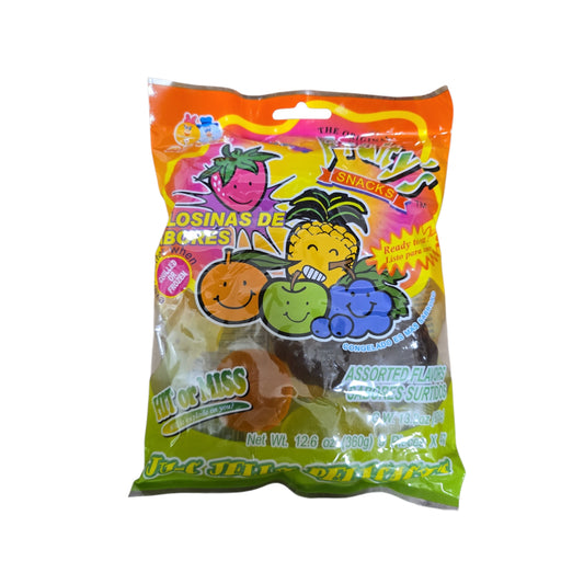 Fruity's Snacks Ju-C Jelly Deluxe – Assorted Fruit Flavors (12.6 oz / 360 g)