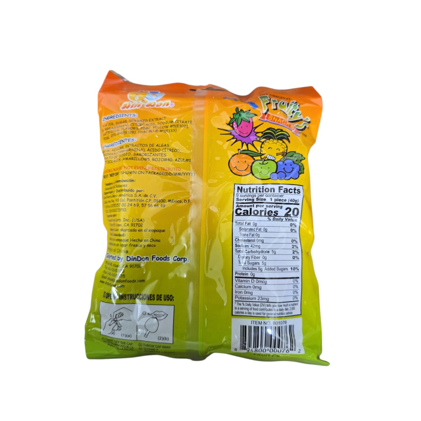 Fruity's Snacks Ju-C Jelly Deluxe – Assorted Fruit Flavors (12.6 oz / 360 g)