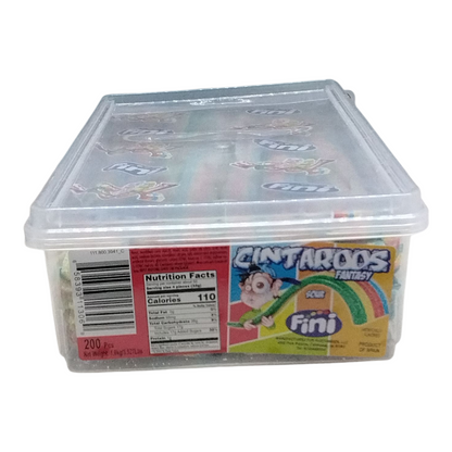 Fini Cintaroos Sour Fantasy 200-pcs box Net wt 3lb 5-oz