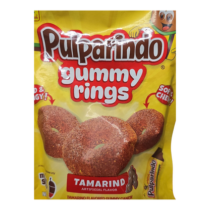 Pulparindo Gummy Rings Flavor Tamarind