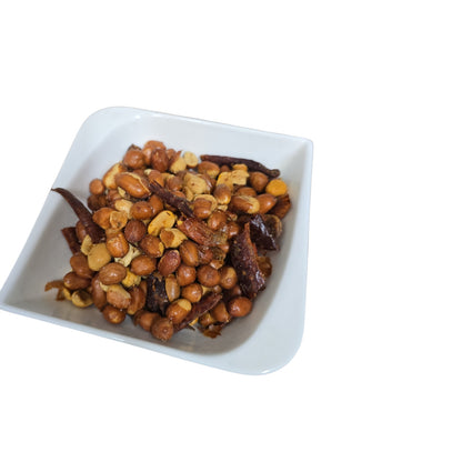 Manzela Cacahuate Español con Chile de Árbol y Ajo – 31.77 oz (900g)
