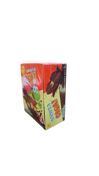 De La Rosa Ranita Groa! 12 pieces  Milk Chocolate  With Crispy   Cereal Net wt 6.8-oz